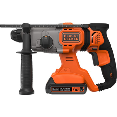 Black & Decker - Bohrhammer - 18V Lithium, LED, SDS-Plus Black & Decker - Bohrhammer - 18V Lithium, LED, SDS-Plus