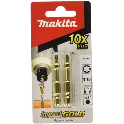 Makita B-28232 Bits T15 50 mm - 2 Stück Makita B-28232 Bits T15 50 mm - 2 Stück