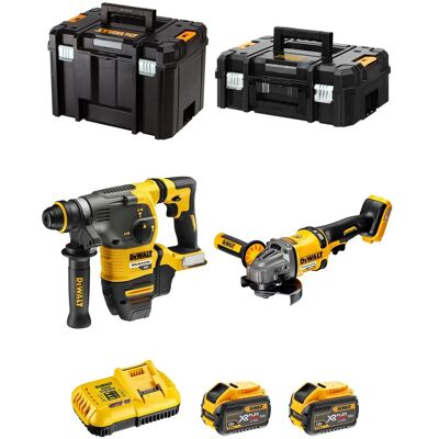 Dewalt Kit Fvk271x2-qw 54v/18v (dch333 + Dcg418 + 2 X 9,0 Ah + Dcb118 + Tstak Ii + Tstak Vi) Dewalt Kit Fvk271x2-qw 54v/18v (dch333 + Dcg418 + 2 X 9,0 Ah + Dcb118 + Tstak Ii + Tstak Vi)
