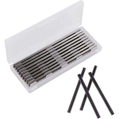 OEM 10-teiliges 82-mm-hss-hobelmesserset, Wendbare Hartmetall-hobelmesser, Elektrohobelmesserset, 82 X 5,5 X 1,2 Mm, Für Makita-, Black & Decker-, Bosch-, Dewalt- Und Elu-hobelmaschinen OEM 10-teiliges 82-mm-hss-hobelmesserset, Wendbare Hartmetall-hobelmesser, Elektrohobelmesserset, 82 X 5,5 X 1,2 Mm, Für Makita-, Black & Decker-, Bosch-, Dewalt- Und Elu-hobelmaschinen