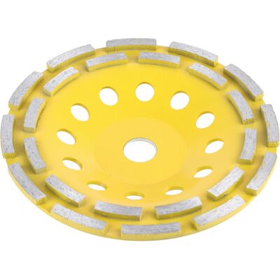 HEAT 115/125/180 Mm Diamant-doppelreihen-schleifscheibe Zum Schneiden Von Ziegeln Und Beton Für Winkelschleifer (180 Mm) HEAT 115/125/180 Mm Diamant-doppelreihen-schleifscheibe Zum Schneiden Von Ziegeln Und Beton Für Winkelschleifer (180 Mm)