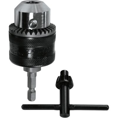 Zahnkranzbohrfutter 10mm 1/4' 1,5 - 10 Mm 1/4' Sechskant Metall Inkl. Bohrfutterschlüssel 191881-4 - Makita Zahnkranzbohrfutter 10mm 1/4' 1,5 - 10 Mm 1/4' Sechskant Metall Inkl. Bohrfutterschlüssel 191881-4 - Makita