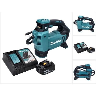Dmp 181 Rg1 Akku Kompressor 18 V 11,1 Bar + 1x Akku 6,0 Ah + Ladegerät - Makita Dmp 181 Rg1 Akku Kompressor 18 V 11,1 Bar + 1x Akku 6,0 Ah + Ladegerät - Makita