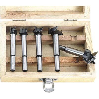 5tlg Forstnerbohrer Satz 15-35 Mm Im Holzkasten Scharnierlochbohrer Fervi 0087 5tlg Forstnerbohrer Satz 15-35 Mm Im Holzkasten Scharnierlochbohrer Fervi 0087