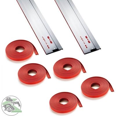 Mafell - 2 Stück Führungsschiene F 160 + 5 Stück Spanreißschutz F-ss 3,4m 1p0287 Mafell - 2 Stück Führungsschiene F 160 + 5 Stück Spanreißschutz F-ss 3,4m 1p0287