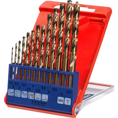 421600 Hss-co Metall-spiralbohrer-set 13teilig M35 Din 338 Zylinderschaft 1 St. - Kwb 421600 Hss-co Metall-spiralbohrer-set 13teilig M35 Din 338 Zylinderschaft 1 St. - Kwb