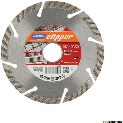 Symantec Clipper Diamant Turbo Scheibe - Betontrennwerkzeug Symantec Clipper Diamant Turbo Scheibe - Betontrennwerkzeug