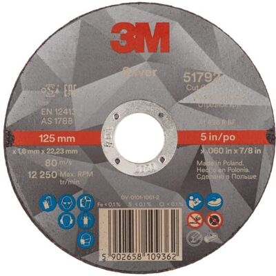 Trennscheibe 51792 T41 125x1,6x22,23 Mm 3m 7100139234 Trennscheibe 51792 T41 125x1,6x22,23 Mm 3m 7100139234