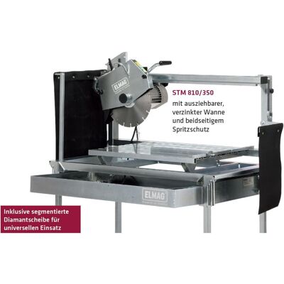 Elmag Steintrennmaschine (inkl. Dia), Stm 810/350, 230 Volt Elmag Steintrennmaschine (inkl. Dia), Stm 810/350, 230 Volt