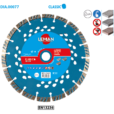 LEMANT Diamantscheibe mit Segmenten - 115mm, 22,23mm Bohrung LEMANT Diamantscheibe mit Segmenten - 115mm, 22,23mm Bohrung