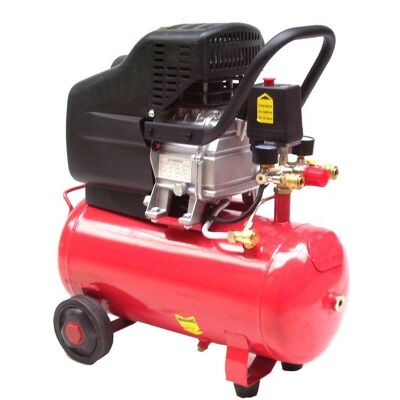 Apex - Druckluft Kompressor Fahrbar 24l Kessel 1,5kw 230v Druckluftkompressor 2ps B4985 Apex - Druckluft Kompressor Fahrbar 24l Kessel 1,5kw 230v Druckluftkompressor 2ps B4985