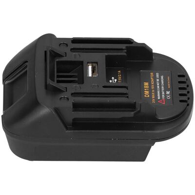 HEAT Dm18m Akkuadapter Für Milwaukee 20v Dcb200 Dcb203 Dcb205 Dcb206 M18 Bl1830 Bl1840 Konverter HEAT Dm18m Akkuadapter Für Milwaukee 20v Dcb200 Dcb203 Dcb205 Dcb206 M18 Bl1830 Bl1840 Konverter
