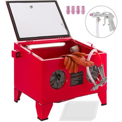 Arebos - Sandstrahlkabine Sandstrahlgerät Sandstrahlanlage Sandstrahler 90 Liter Arebos - Sandstrahlkabine Sandstrahlgerät Sandstrahlanlage Sandstrahler 90 Liter