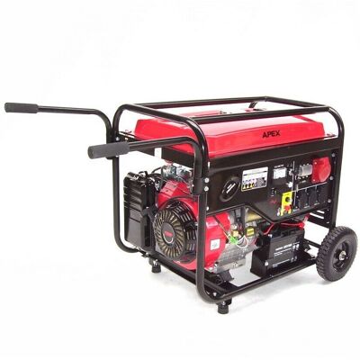 Apex Benzin Stromerzeuger 6500 E-start 06258 Stromaggregat Generator Notstromaggregat Apex Benzin Stromerzeuger 6500 E-start 06258 Stromaggregat Generator Notstromaggregat