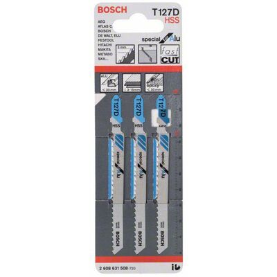 Bosch T127D HSS Sägeblätter - 5er Pack Bosch T127D HSS Sägeblätter - 5er Pack