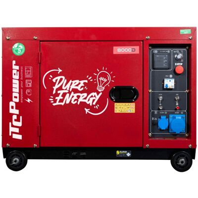 ZEUZ Itc Power 8000d Diesel Stromaggregat 6500 Watt 230v Sonderedition ZEUZ Itc Power 8000d Diesel Stromaggregat 6500 Watt 230v Sonderedition