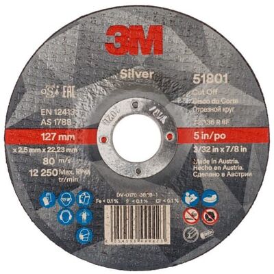 Trennscheibe 51801 T42 125x2,5x22,23mm 3m 7100141069 Trennscheibe 51801 T42 125x2,5x22,23mm 3m 7100141069