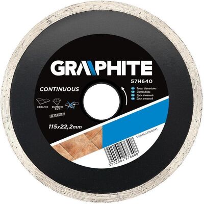 Graphite - 57H646 - 230x22.2 mm - massiv - Diamantscheibe Graphite - 57H646 - 230x22.2 mm - massiv - Diamantscheibe