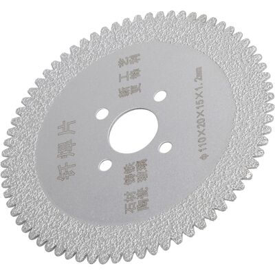 HEAT Kreissägeblatt Aus Diamant, Materiallöten, Gezahnt, Marmorschleifen, Trennscheibe, Werkzeug 110 X 20 X 15 Mm HEAT Kreissägeblatt Aus Diamant, Materiallöten, Gezahnt, Marmorschleifen, Trennscheibe, Werkzeug 110 X 20 X 15 Mm