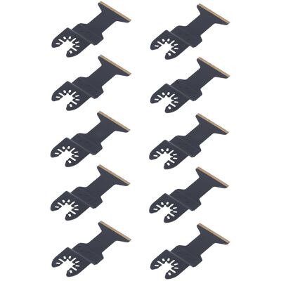 HEAT 10-teiliges Multi-tool-sägeblatt-set, Hss/hcs-oberflächenbeschichtung, Korrosionsschutz, Oszillierende Sägeblätter Als Ersatz HEAT 10-teiliges Multi-tool-sägeblatt-set, Hss/hcs-oberflächenbeschichtung, Korrosionsschutz, Oszillierende Sägeblätter Als Ersatz
