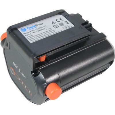 Trade-shop - Li-ion Akku 18v / 2000mah Ersetzt Gardena 9840-20 5icr18/65 Für Easycut Li-18/23 (9876) Easycut Li-18/23r (9823) Allround Bläser Akkujet 18-li (9335) Powermax Li-18/32 (5039) Trade-shop - Li-ion Akku 18v / 2000mah Ersetzt Gardena 9840-20 5icr18/65 Für Easycut Li-18/23 (9876) Easycut Li-18/23r (9823) Allround Bläser Akkujet 18-li (9335) Powermax Li-18/32 (5039)