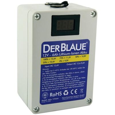 Der Blaue AQ Akku 12V Lithium-Ionen Akku - Zubehör Sanitärinstallation Der Blaue AQ Akku 12V Lithium-Ionen Akku - Zubehör Sanitärinstallation