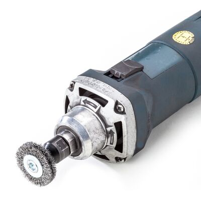 LESSMANN runde Bürste D.50mm - 50mm Durchmesser, 0,2mm Draht, 11mm Stiel - Bürste LESSMANN runde Bürste D.50mm - 50mm Durchmesser, 0,2mm Draht, 11mm Stiel - Bürste