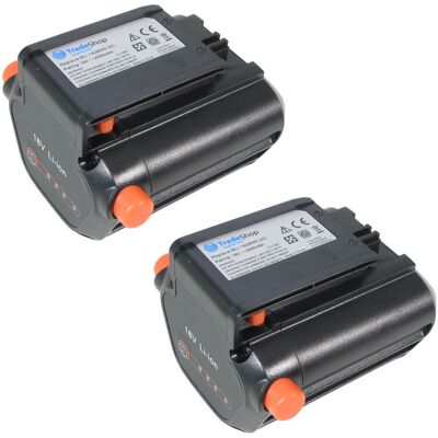 2x Trade-shop Li-ion Akku 18v / 2000mah Ersetzt Gardena 9840-20 5icr18/65 Für Easycut Li-18/23 (9876) Easycut Li-18/23r (9823) Allround Bläser Akkujet 18-li (9335) Powermax Li-18/32 (5039) 2x Trade-shop Li-ion Akku 18v / 2000mah Ersetzt Gardena 9840-20 5icr18/65 Für Easycut Li-18/23 (9876) Easycut Li-18/23r (9823) Allround Bläser Akkujet 18-li (9335) Powermax Li-18/32 (5039)
