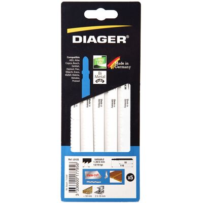 Diager - L012S5 - 91 mm nutzbar - Universalaufnahme - Jigsaw blade Diager - L012S5 - 91 mm nutzbar - Universalaufnahme - Jigsaw blade