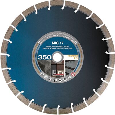 Diewe - MIG17 - 350 mm - 25,4 mm - Sägeblatt Diewe - MIG17 - 350 mm - 25,4 mm - Sägeblatt