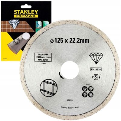 Stanley Modell sta38007-xj - Diamantscheibe - 125mm - Feine Schnitte Fliesen & Platten Stanley Modell sta38007-xj - Diamantscheibe - 125mm - Feine Schnitte Fliesen & Platten