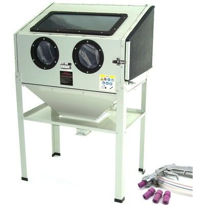 Apex - Sandstrahlkabine Sbc 220 Mit Pistole Sandstrahlgerät Sandstrahlpisole 4 Düsen Apex - Sandstrahlkabine Sbc 220 Mit Pistole Sandstrahlgerät Sandstrahlpisole 4 Düsen