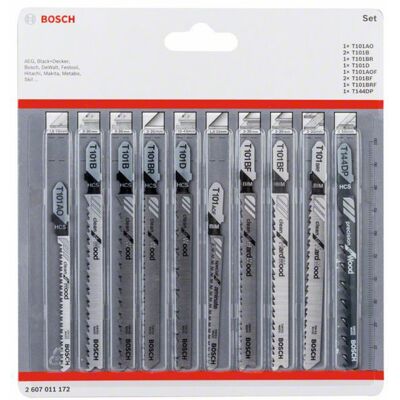 Bosch - Accessories 2607011172 Stichsägeblatt-set Clean Precision, 10-teilig 10 St. Bosch - Accessories 2607011172 Stichsägeblatt-set Clean Precision, 10-teilig 10 St.