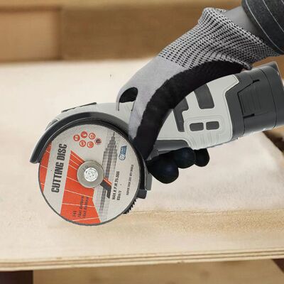 JUTE Mini-poliermaschine, Schleifmaschine, Kleine Lithium-ionen-trennmaschine, Tragbarer Elektrischer Winkelschleifer Für Den Heimgebrauch (europäischer Standard) 110–240 V JUTE Mini-poliermaschine, Schleifmaschine, Kleine Lithium-ionen-trennmaschine, Tragbarer Elektrischer Winkelschleifer Für Den Heimgebrauch (europäischer Standard) 110–240 V