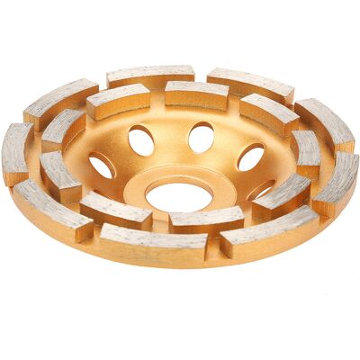 HEAT 115/125/180 Mm Diamant-doppelreihen-schleifscheibe Zum Schneiden Von Ziegeln Und Beton Für Winkelschleifer (115 Mm) HEAT 115/125/180 Mm Diamant-doppelreihen-schleifscheibe Zum Schneiden Von Ziegeln Und Beton Für Winkelschleifer (115 Mm)
