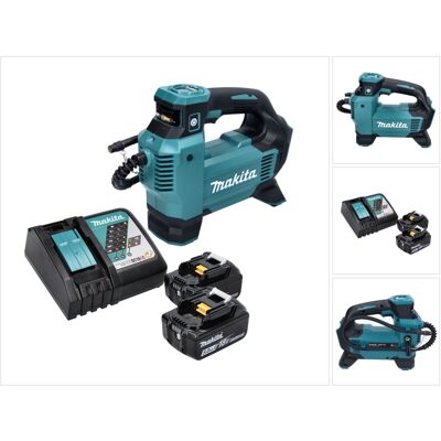 Dmp 181 Rt Akku Kompressor 18 V 11,1 Bar + 2x Akku 5,0 Ah + Ladegerät - Makita Dmp 181 Rt Akku Kompressor 18 V 11,1 Bar + 2x Akku 5,0 Ah + Ladegerät - Makita
