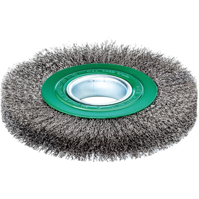 Lessmann Edelstahl Rundbürste - Ø 150 mm, 23/25 mm, Gewellt - Robust Lessmann Edelstahl Rundbürste - Ø 150 mm, 23/25 mm, Gewellt - Robust