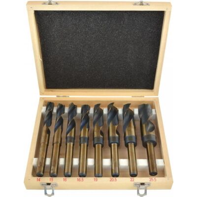 GEKO 8-tlg. Bohrer-Set für Holz und Metall - Bohrer-Werkzeuge GEKO 8-tlg. Bohrer-Set für Holz und Metall - Bohrer-Werkzeuge