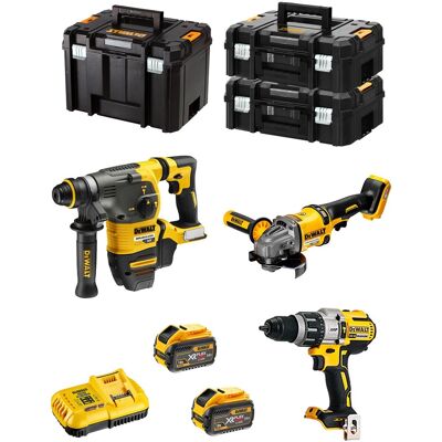 Dewalt Kit Fvk381x2hd-qw 54v/18v (dch333 + Dcd996 + Dcg418 + 2 X 9,0 Ah + Dcb118 + 2 X Tstak Ii + Tstak Vi) Dewalt Kit Fvk381x2hd-qw 54v/18v (dch333 + Dcd996 + Dcg418 + 2 X 9,0 Ah + Dcb118 + 2 X Tstak Ii + Tstak Vi)