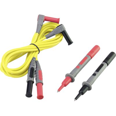 VOLTCRAFT MSL-504 Testleitung - 4mm, 1,2m, Gelb VOLTCRAFT MSL-504 Testleitung - 4mm, 1,2m, Gelb