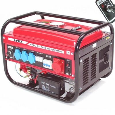 Apex Elektro-start Benzin Stromerzeuger 9500e Generator 230v 400v Stromaggregat 66265 Apex Elektro-start Benzin Stromerzeuger 9500e Generator 230v 400v Stromaggregat 66265