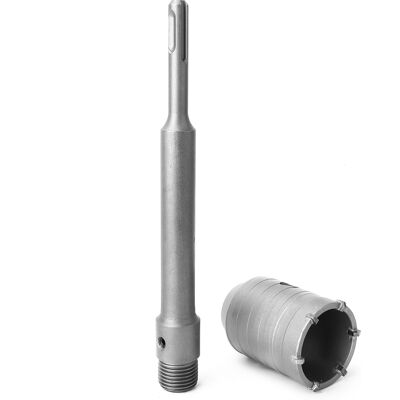 HEAT Sds-schaft-betonbohrer, Zementbohrer, Steinbohrer, Wandlochsäge, Bohrer Mit 200-mm-stange Und 50-mm-schlüsselsatz HEAT Sds-schaft-betonbohrer, Zementbohrer, Steinbohrer, Wandlochsäge, Bohrer Mit 200-mm-stange Und 50-mm-schlüsselsatz