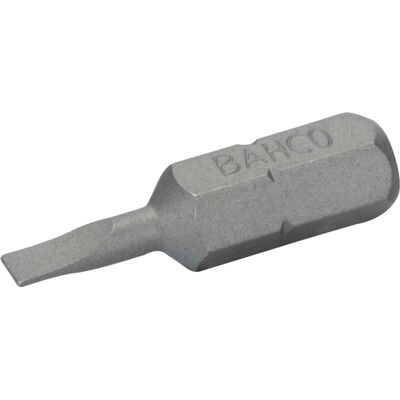 1/4 Standard Schraubendreher Bits Für Schlitzschrauben 0,6 Mm X 3,5 Mm X 25 Mm -5 Stk./kunststoffbox - Bahco 1/4 Standard Schraubendreher Bits Für Schlitzschrauben 0,6 Mm X 3,5 Mm X 25 Mm -5 Stk./kunststoffbox - Bahco