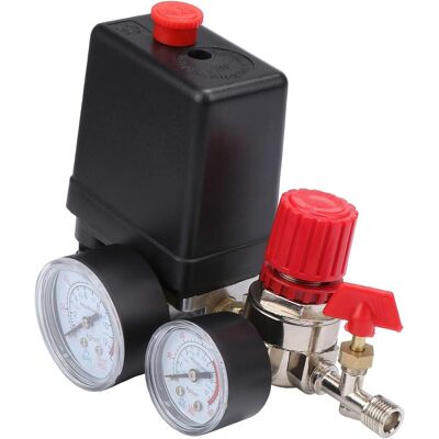 BRIDAY Luftkompressor-druckschalterventil, Druckschalter, Luftkompressor Mit Manometer BRIDAY Luftkompressor-druckschalterventil, Druckschalter, Luftkompressor Mit Manometer