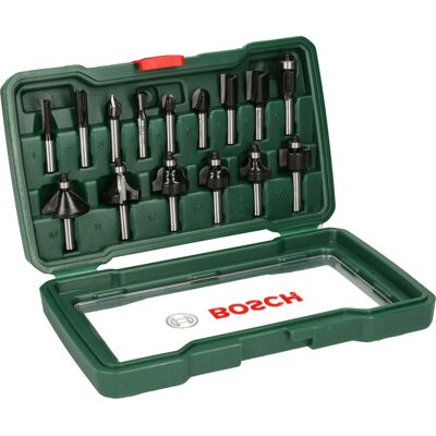 Hm-fräser-set 15-teilig Mit 8 Mm Schaft 2607019469 - Bosch Hm-fräser-set 15-teilig Mit 8 Mm Schaft 2607019469 - Bosch
