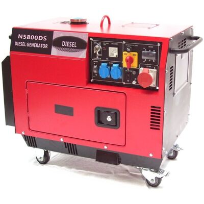 Apex Diesel Stromerzeuger 5800 Generator 06263 Schallisoliert 400v Leise Schallgedämm Apex Diesel Stromerzeuger 5800 Generator 06263 Schallisoliert 400v Leise Schallgedämm