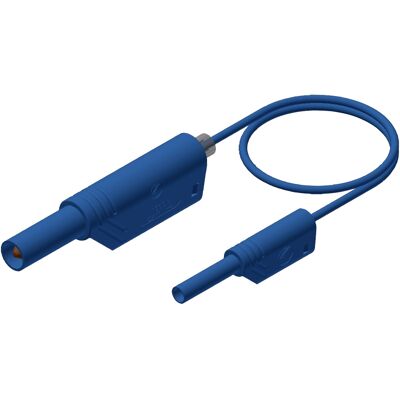 Hirschmann Prüf- & Messtechnik Kabel - Blau - 4mm/2mm Sicherheitsstecker Hirschmann Prüf- & Messtechnik Kabel - Blau - 4mm/2mm Sicherheitsstecker