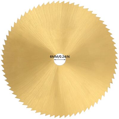 JUTE 60 Mm Titan-vergoldete Sägeblatt-innenbohrung JUTE 60 Mm Titan-vergoldete Sägeblatt-innenbohrung