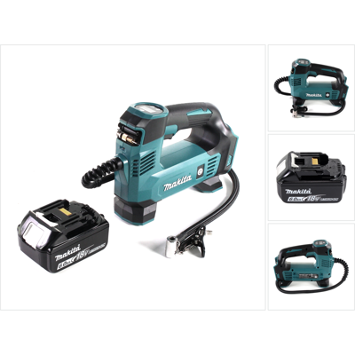 Makita Dmp 180 G1 Akku Kompressor 18 V 8,3 Bar 1x Akku 6,0 Ah - Ohne Ladegerät Makita Dmp 180 G1 Akku Kompressor 18 V 8,3 Bar 1x Akku 6,0 Ah - Ohne Ladegerät