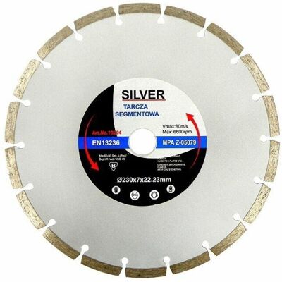 Silver Diamond Trennscheibe - 350mm, Segmenthöhe 10mm - Baustoffe Silver Diamond Trennscheibe - 350mm, Segmenthöhe 10mm - Baustoffe